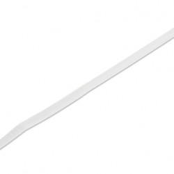 POWERTECH δεματικά καλωδίων TIES-053, 200x4.8mm, λευκά, 100τμχ