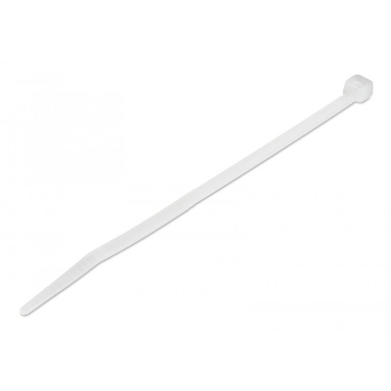 POWERTECH δεματικά καλωδίων TIES-053, 200x4.8mm, λευκά, 100τμχ