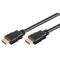GOOBAY καλώδιο HDMI 2.0 61161 με Ethernet, 4K/60Hz, 18 Gbps, 5m, μαύρο