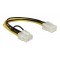 DELOCK καλώδιο PCI Express 6-pin σε PCI Express 8-pin 83775, 20cm