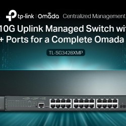 TP-LINK L2+ Managed Switch TL-SG3428XMP, 24x PoE+, 4x SFP+, Ver. 2.0