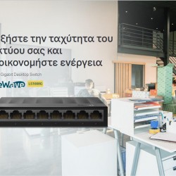 TP-LINK desktop switch LiteWave LS1008G, 8-port 10/100/1000Mbps, Ver 3.0