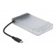 DELOCK αντάπτορας USB-C σε SATA 64084 με θήκη για 2.5" HDD/SSD, 6Gbps
