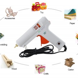 BEST πιστόλι θερμικής σιλικόνης BST-102B, 100W, ρυθμιζόμενη θερμοκρασία