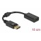 DELOCK αντάπτορας DisplayPort σε HDMI 61011, 1080p/60Hz, Passive, μαύρος
