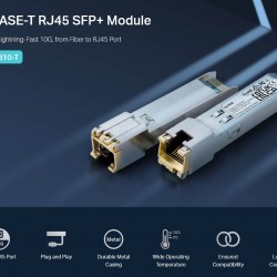 TP-LINK 10G BASE-T RJ45 SFP+ Module TL-SM5310-T, έως 30m, Ver. 1.0