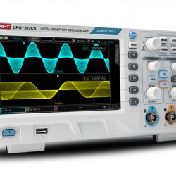 UNI-T ψηφιακός παλμογράφος πάγκου UPO1202CS, 2 καναλιών, 200MHz