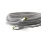 GOOBAY καλώδιο δικτύου 61124, CAT 8.1 S/FTP, copper, LSZH, 20m, γκρι