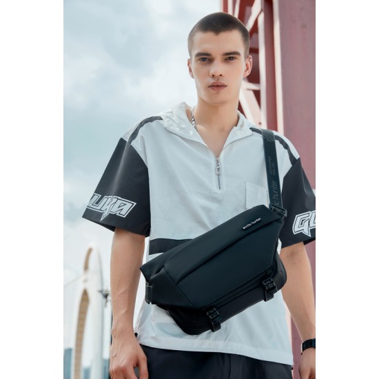 ARCTIC HUNTER τσάντα Crossbody YB00046 με θήκη tablet, 10L, μαύρη