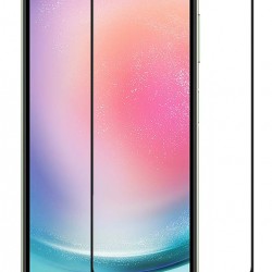 POWERTECH tempered glass 3D TGC-0636, Samsung A24, full glue, μαύρο