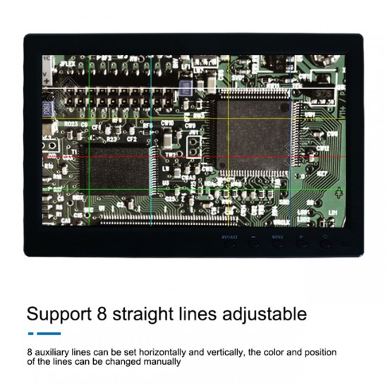 SUNSHINE ψηφιακό μικροσκόπιο MS10E-03 με 10.1" οθόνη, 8x, LED, 38MP
