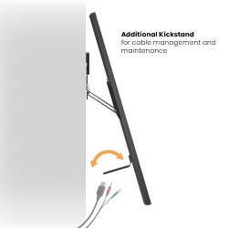 BRATECK επιτοίχια βάση τηλεόρασης LED-1944, 32-65", έως 75kg, ultra slim, fixed