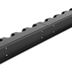DELOCK cable management 66849 για rack 19"/1U, 10x γάντζοι, μαύρο