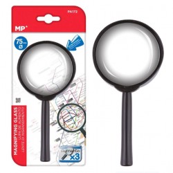 MP μεγεθυντικός φακός PA172, x3, 75mm, μαύρος