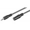 GOOBAY προέκταση καλωδίου ήχου 3.5mm 50431, 3-pin, 2m, μαύρο