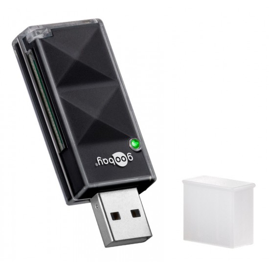 GOOBAY card reader 95682 για SD κάρτα μνήμης, 480 Mbps, μαύρο