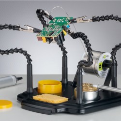 GOOBAY βάση στήριξης πλακέτας 61669 για συγκόλληση, 4x βραχίονες, μαύρη