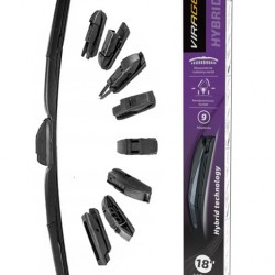 MOJE AUTO υαλοκαθαριστήρας Hybrid 92-H18, 18" (450mm), 9 αντάπτορες