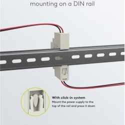 GOOBAY τροφοδοτικό 59574 για DIN rail, 5V/2.4A, 12W, IP20