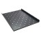 POWERTECH σταθερό ράφι για rack 19" NETW-0019, βάθος 650mm, μαύρο, 2τμχ