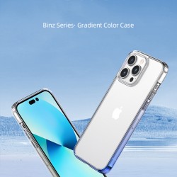 USAMS θήκη Binz για iPhone 14 Plus, μαύρη & διάφανη