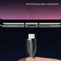 USAMS καλώδιο USB-C σε USB US-SJ372, 2A, 1m, μαύρο