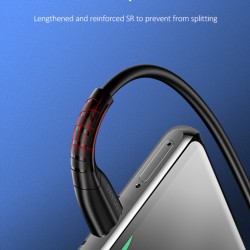 USAMS καλώδιο USB-C σε USB US-SJ366, 2A, 1m, μαύρο