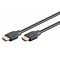 GOOBAY καλώδιο HDMI 2.1 61638, Ethernet, ARC, 8K/60Hz 48 Gbps, 1m, μαύρο