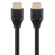 GOOBAY καλώδιο HDMI 2.1 61639, Ethernet ARC 8K/60Hz 48 Gbps, 1.5m, μαύρο