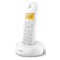 PHILIPS ασύρματο τηλέφωνο D1601W-34, με ελληνικό μενού, λευκό