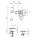 BRATECK βάση γραφείου οθόνης LDT66-C011, 17-32", έως 9kg