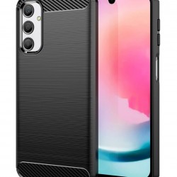 POWERTECH θήκη Carbon MOB-1852 για Samsung Galaxy A24, μαύρη