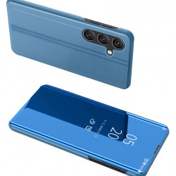 POWERTECH θήκη Clear view MOB-1862 για Samsung Galaxy A24, μπλε