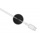 POWERTECH οργανωτές καλωδίων TIES-071, 1 θέση, Φ5mm, μαύρο, 10τμχ