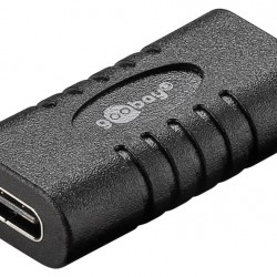 GOOBAY αντάπτορας USB-C 45401, θηλυκό σε θηλυκό, 5Gbit/s, 60W, μαύρος