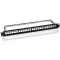 GOOBAY Keystone patch panel 95743, 19"/1U, 24x ports, μαύρo