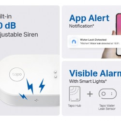 TP-LINK smart αισθητήρας πλημμύρας Tapo T300, 868MHz, Ver 1.0