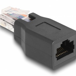 POWERTECH αντάπτορας RJ45/RJ48/RJ50 CAB-N325, 10P/10C pin out 1:1, μαύρο
