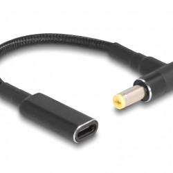 POWERTECH καλώδιο τροφοδοσίας CAB-UC070, USB-C σε Acer 5.5x1.7mm, μαύρο