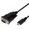 POWERTECH καλώδιο USB-C σε σειριακή RS-232 CAB-UC061, 1.8m, μαύρο