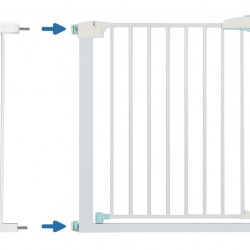 C-TECH προέκταση προστατευτικής πόρτας HUH-0120, μεταλλική, 14cm, λευκή