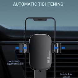 LDNIO βάση smartphone αυτοκινήτου MG10 για αεραγωγούς, μαύρη