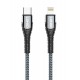 LDNIO καλώδιο Lightning σε USB-C LC111, 30W PD, 1m, γκρι