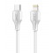 LDNIO καλώδιο Lightning σε USB-C LC122I, 30W PD, 2m, λευκό