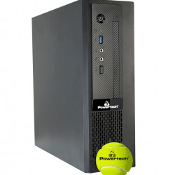 POWERTECH PC Case PT-1098 με 250W PSU, Mini-ITX, 280x93x290mm, μαύρο