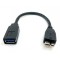 POWERTECH αντάπτορας USB σε Micro B USB CAB-U155, 5Gbps, 0.3m, μαύρος