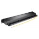 GOOBAY patch panel 90854, 19"/1U, 24x ports, CAT 6a STP, μαύρo