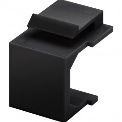 GOOBAY κάλυμμα προστασίας για θύρα Keystone 79990, μαύρο, 4τμχ