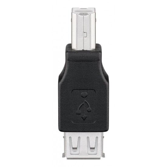 GOOBAY αντάπτορας USB σε USB Type B 50291, θηλυκό σε αρσενικό, μαύρος