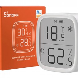 SONOFF smart θερμόμετρο & υγρασιόμετρο SNZB-02D, LCD, ZigBee